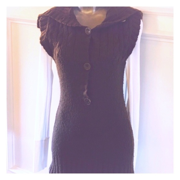 Brown Tunic Sweater - Picture 1 of 2